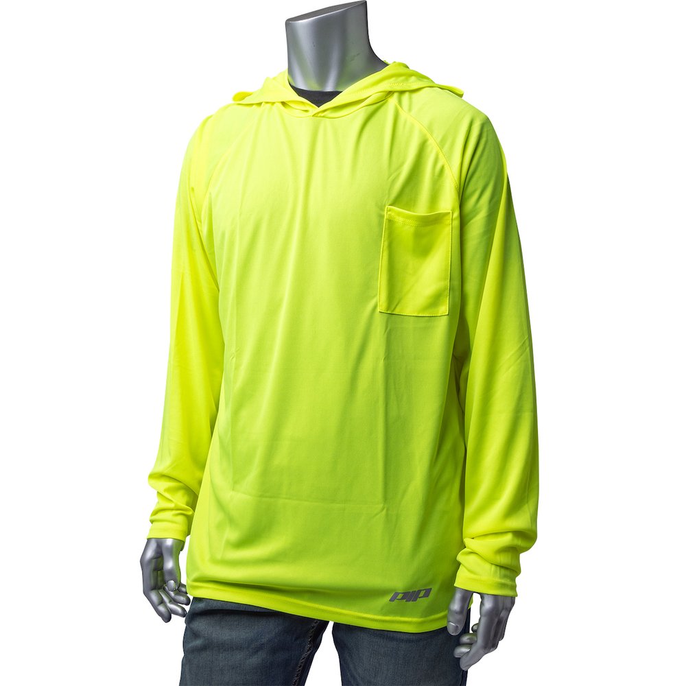 PIP Non-ansi Quick DRY Hooded Long Sleeve T-shirt