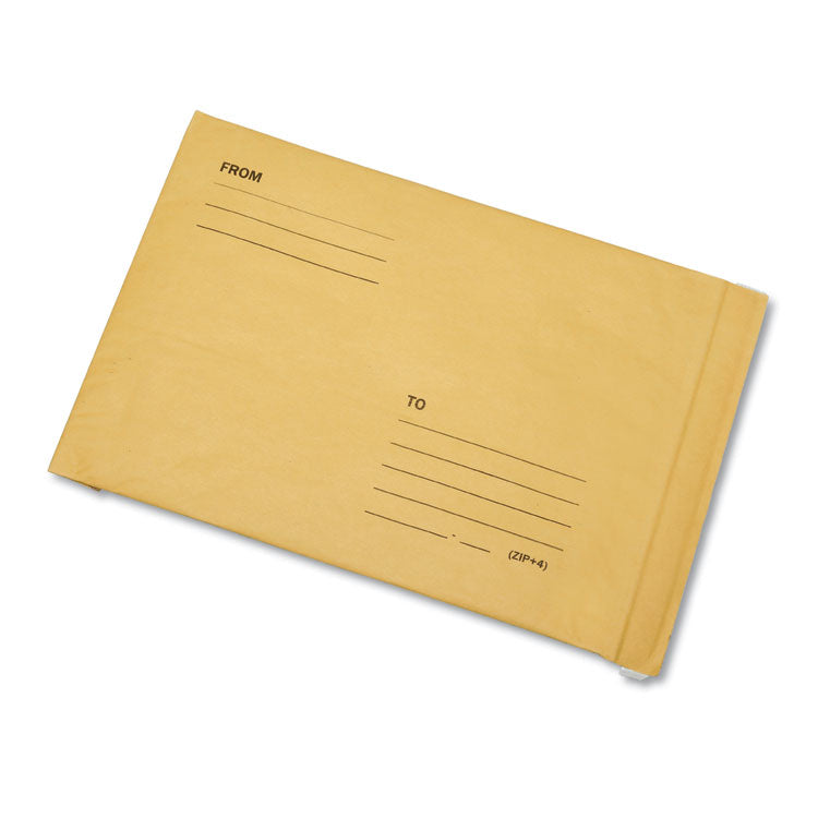 8105002811167, SKILCRAFT Sealed Air Jiffy Mailer, #6, Bubble Cushion, Self-Adhesive Closure, 12.5 x 19, Natural Kraft, 50/Box