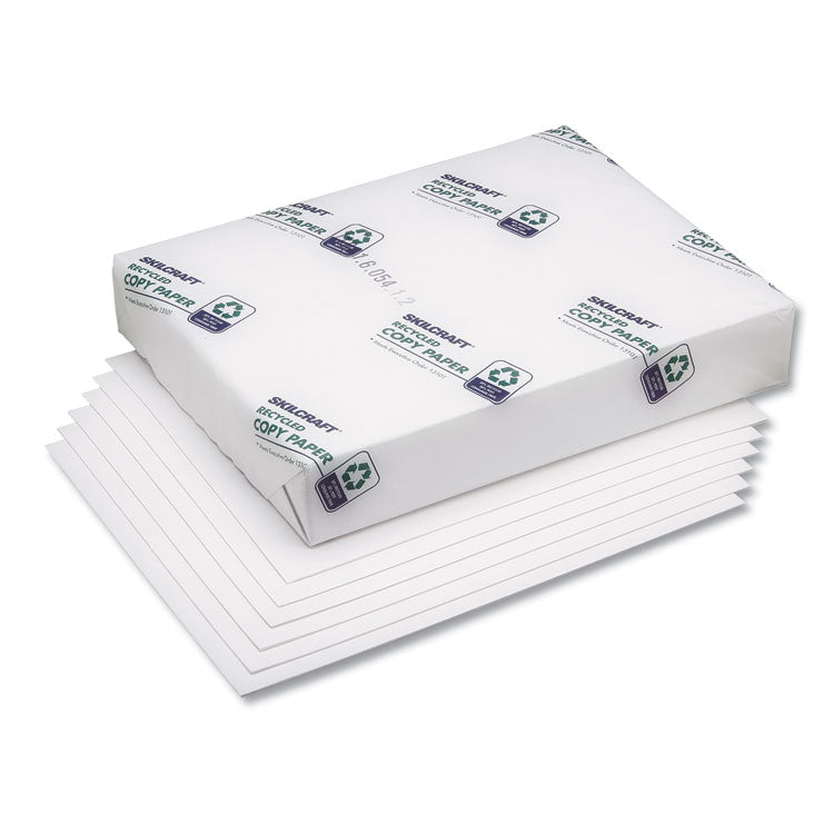 7530013649488, SKILCRAFT Bond Paper, 92 Bright, 20 lb Bond Weight, 8.5 x 11, White, 500 Sheets/Ream, 10 Reams/Carton
