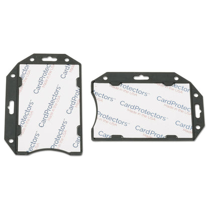 8455016660470, SKILCRAFT Smart Card Holder, Black, 2 1/2" x 3 4/5", 1 Dozen