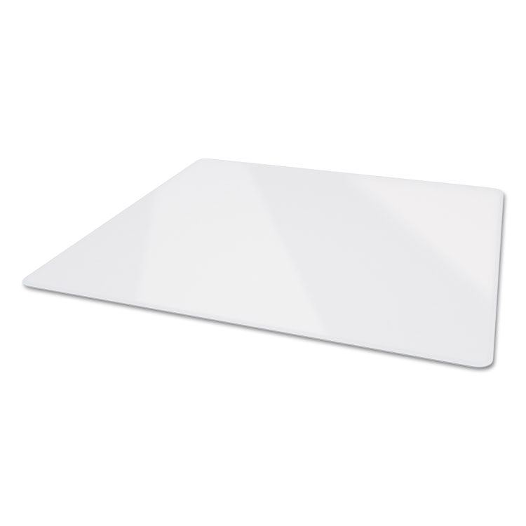 Premium Glass Chair Mat for Flat to Plush Pile Carpeted and Hard Floors, Rectangular, Polished Edges, 44" x 50", Clear