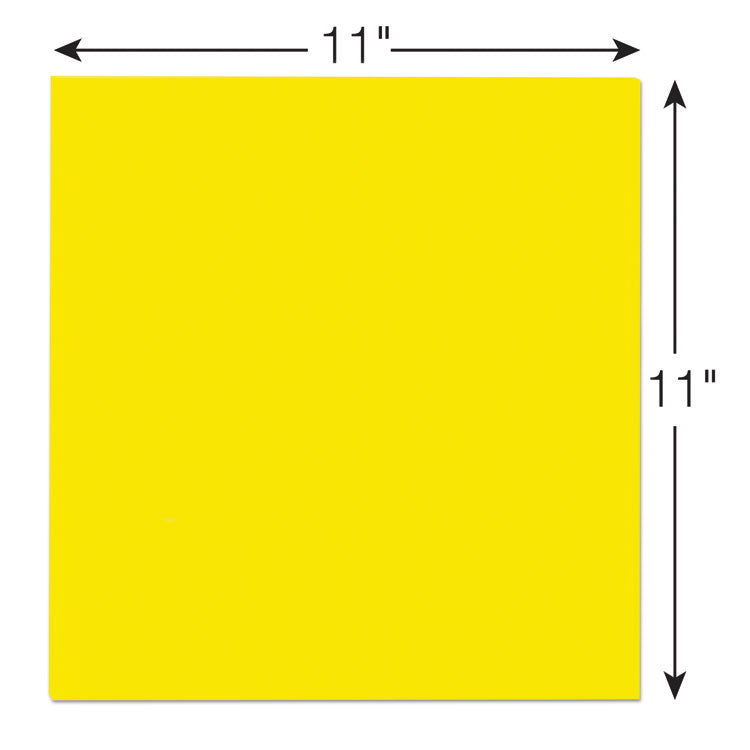 Big Notes, Unruled, (30) Yellow 11 x 11 Sheets