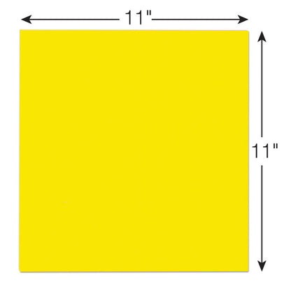 Big Notes, Unruled, (30) Yellow 11 x 11 Sheets