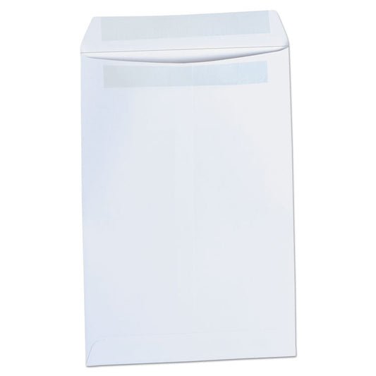 Self-Stick Open End Catalog Envelope, #1, Square Flap, Self-Adhesive Closure, 6 x 9, White, 100/Box