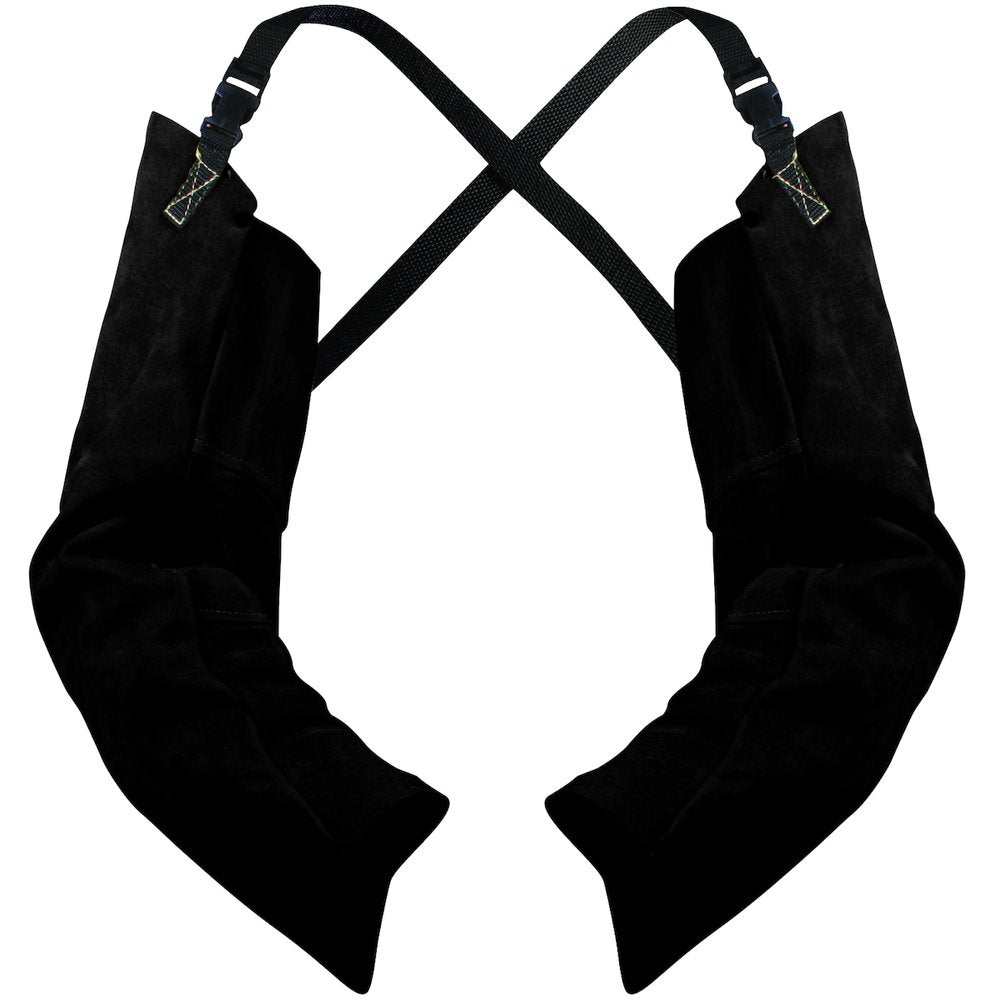 Caiman by PIP Sleeves Welders 23" Black Boarhide, 6 Pairs/Pack