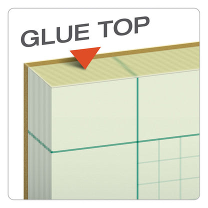 Engineering Computation Pads, Green Cover, Quadrille Rule (5 sq/in, 1 sq/in), (200) Green-Tint 8.5 x 11 Sheets