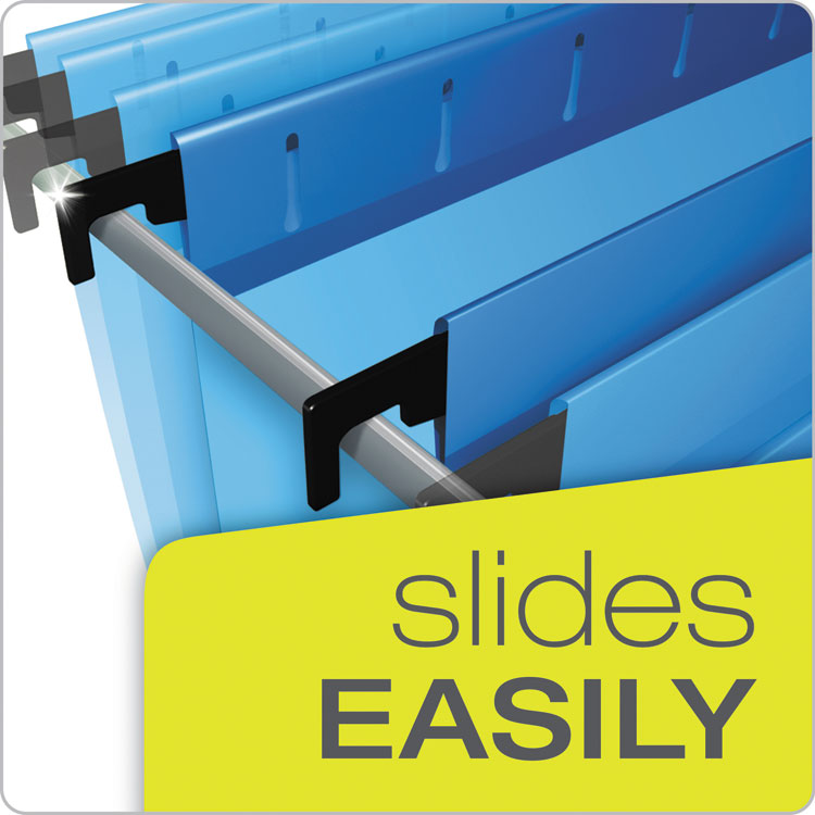 SureHook Hanging Folders, Legal Size, 1/5-Cut Tabs, Assorted Colors, 20/Box