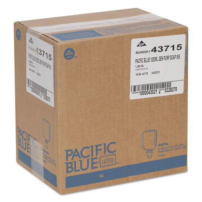 Pacific Blue Ultra Foam Soap Manual Dispenser Refill, Pacific Citrus Scent, 1,200 mL, 4/Carton