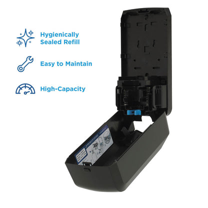Pacific Blue Ultra Soap/Sanitizer Dispenser 1,200 mL, 5.6 x 4.4 x 11.5, Black
