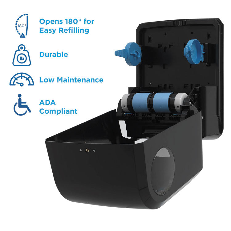 Pacific Blue Ultra Paper Towel Dispenser, Mechanical, 12.9 x 9 x 16.8, Black