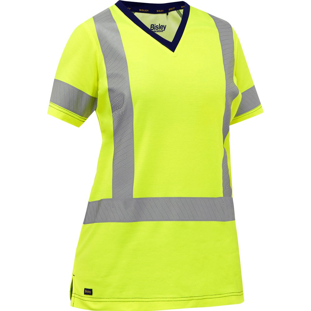 Bisley Workwear by PIP ANSI Type R Class 2 Women's Short Sleeve T-shirt