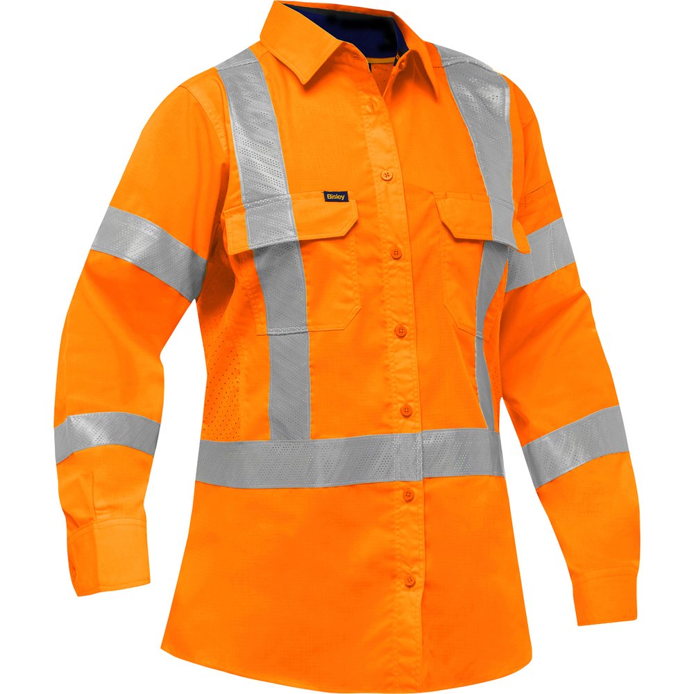 Bisley Workwear by PIP T R CL3 X-back Women L.sleeve Shirt W/AIRFLOW M