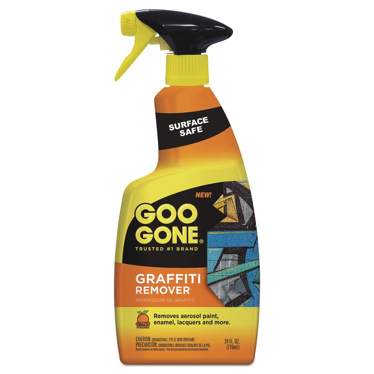 Graffiti Remover, 24 oz Spray Bottle, 4/Carton