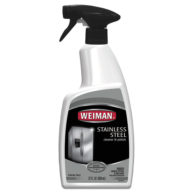 Stainless Steel Cleaner and Polish, 22 oz Spray Bottle, 6/Carton