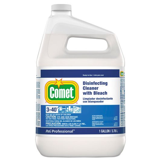 Disinfecting Cleaner with Bleach, Fresh Scent, 1 gal Bottle