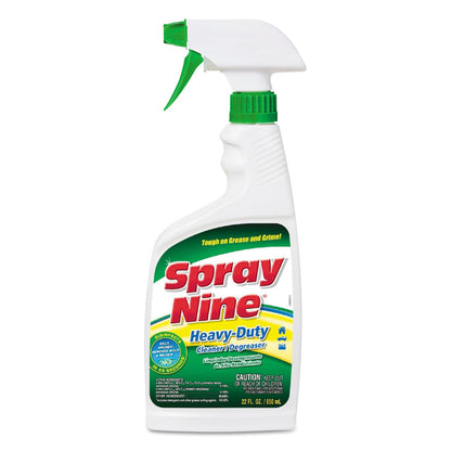 Heavy Duty Cleaner/Degreaser/Disinfectant, 22 oz Trigger Spray Bottle, 12/Carton
