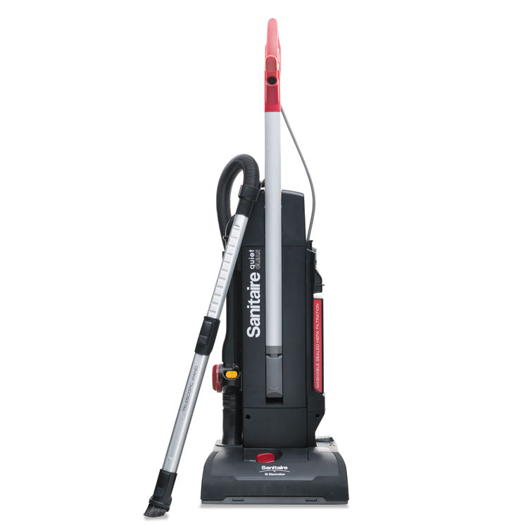 MULTI-SURFACE QuietClean Two-Motor Upright Vacuum SC9180B, 13" Cleaning Path, Black