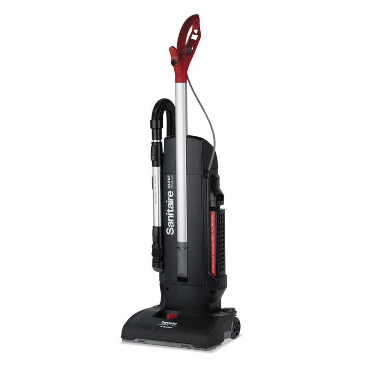 MULTI-SURFACE QuietClean Two-Motor Upright Vacuum SC9180B, 13" Cleaning Path, Black