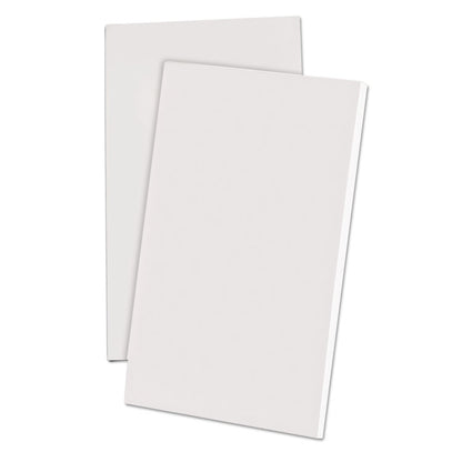 Scratch Pads, Unruled, (100) White 3 x 5 Sheets, 12/Pack