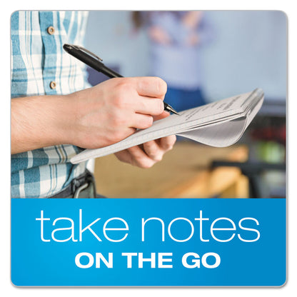 Earthwise by Ampad Recycled Reporter's Notepad, White Cover, Gregg Rule, (70) White 4 x 8 Sheets