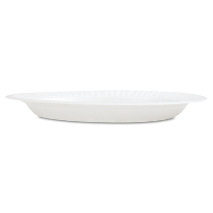 Concorde Foam Plate, 9" dia, White, 125/Pack, 4 Packs/Carton