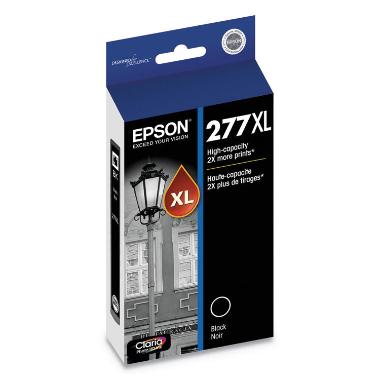 T277XL120-S (277XL) Claria High-Yield Ink, 500 Page-Yield, Black