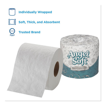 Angel Soft ps Premium Bathroom Tissue, Septic Safe, 2-Ply, White, 450 Sheets/Roll, 20 Rolls/Carton