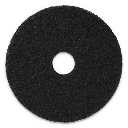 Stripping Pad, 14" Diameter, Black, 5/Carton