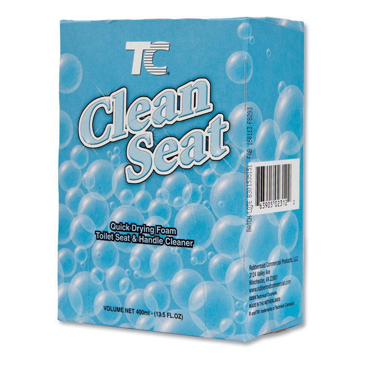 TC Clean Seat Foaming Refill, Unscented, 400 mL Box, 12/Carton