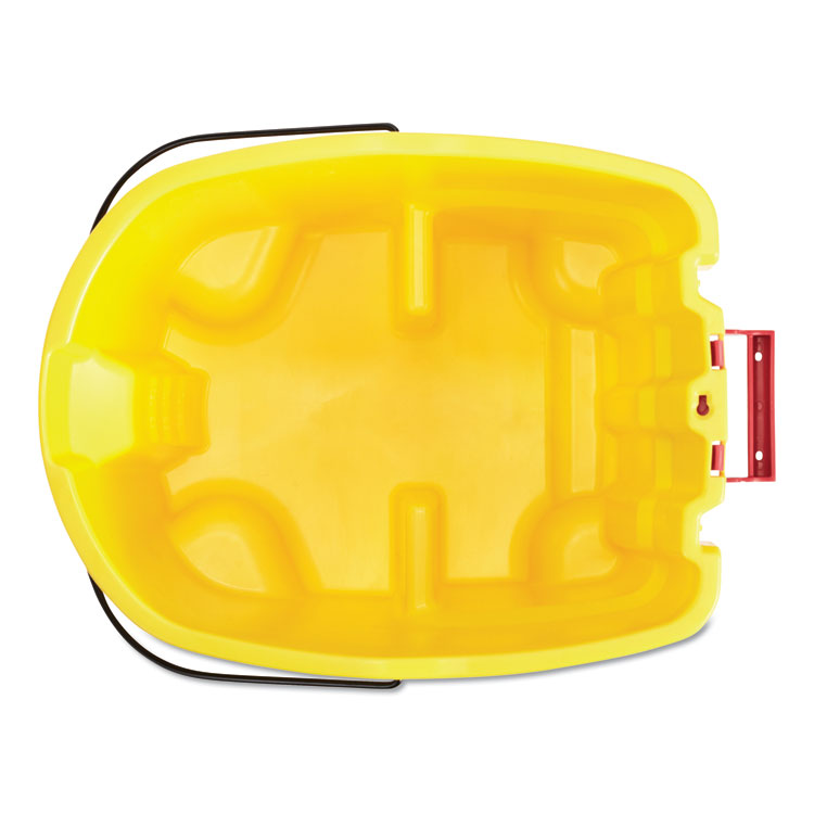 WaveBrake 2.0 Bucket, 35 qt, Plastic, Yellow