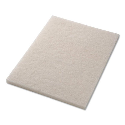 Polishing Pads, 14 x 28, White, 5/Carton