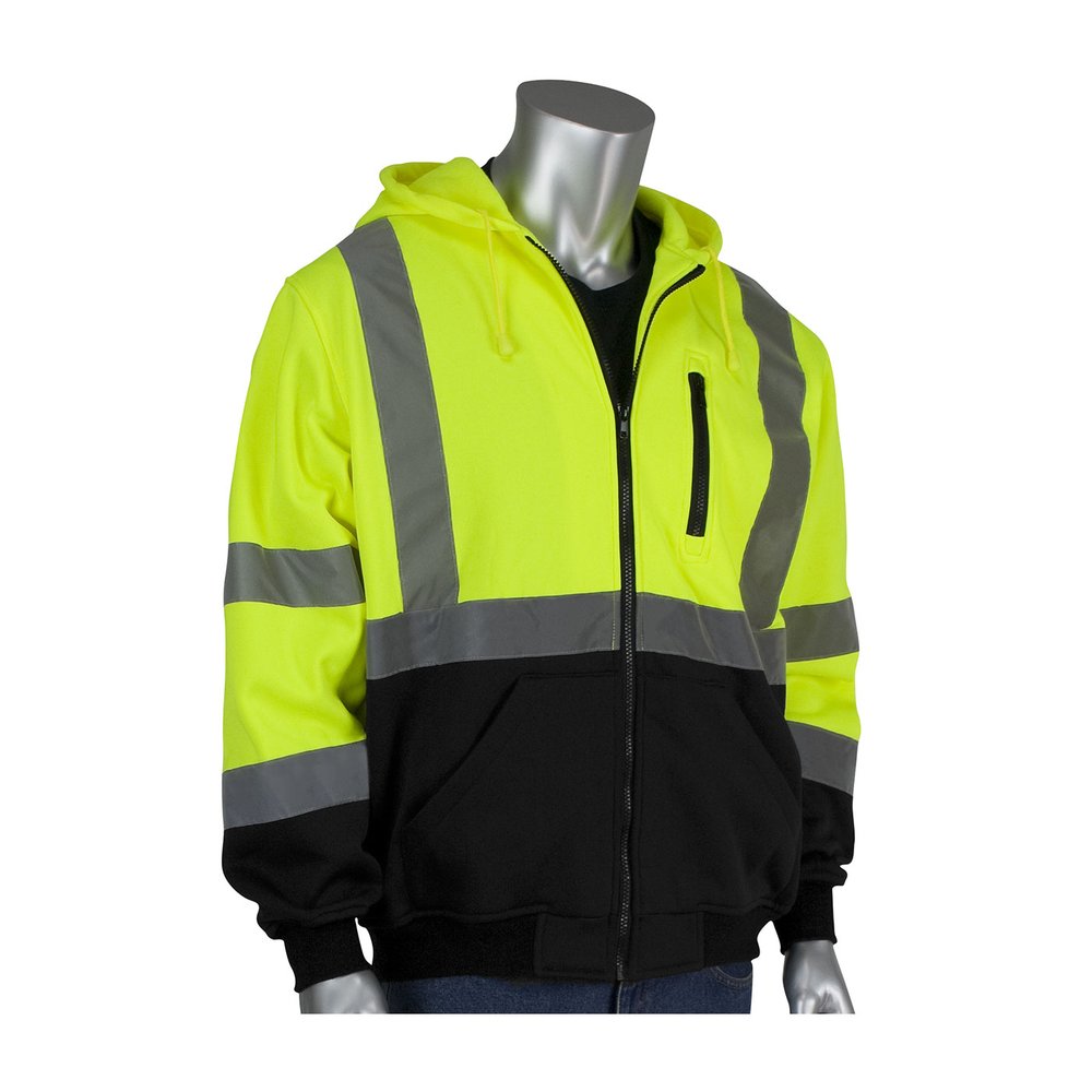 PIP Type R Class 3 Full Ziphoodie W/BLACK Bottom
