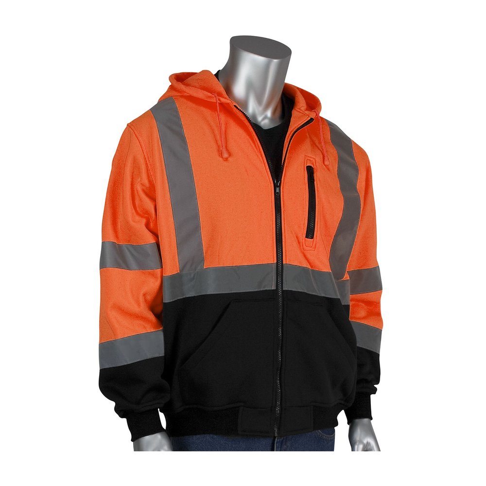 PIP Type R Class 3 Full Ziphoodie W/BLACK Bottom