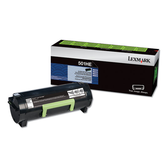 50F1H0E Return Program High-Yield Toner, 5,000 Page-Yield, Black