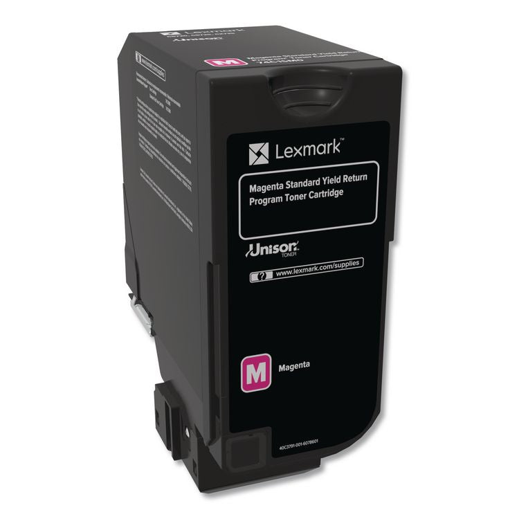 74C1SM0 Return Program Unison Toner, 7,000 Page-Yield, Magenta