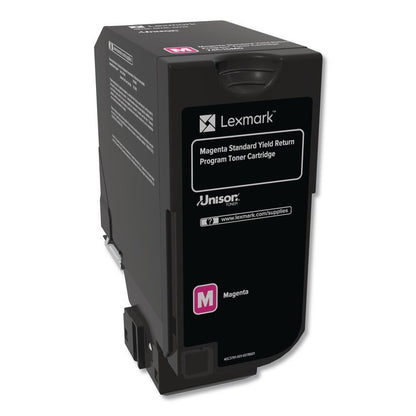 74C1SM0 Return Program Unison Toner, 7,000 Page-Yield, Magenta