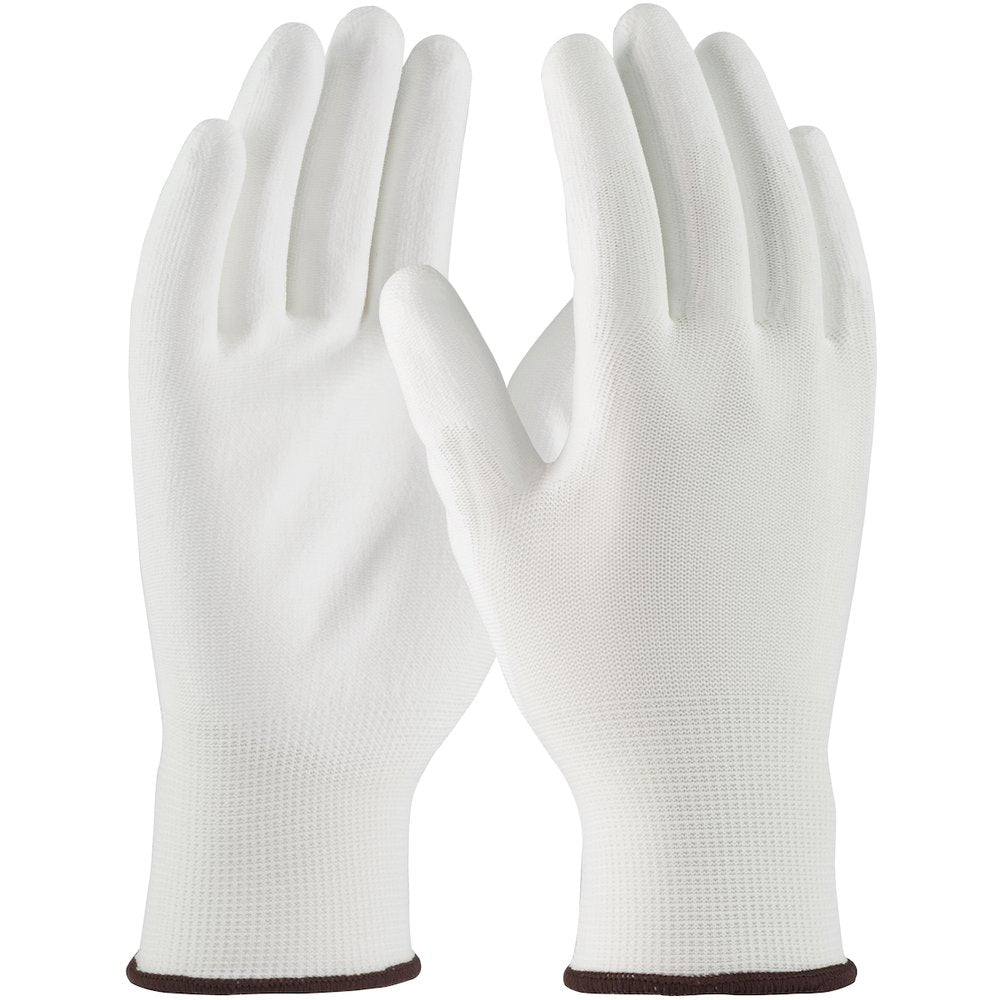 PIP Knit Polyester Glove W/POLYURETHANE Grip P/F L, 12 Pairs/Pack