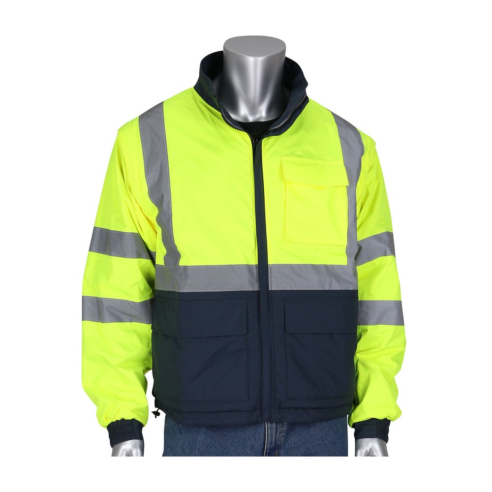 PIP T R CL3 D.gry Windbreaker Detachable Sleeves L