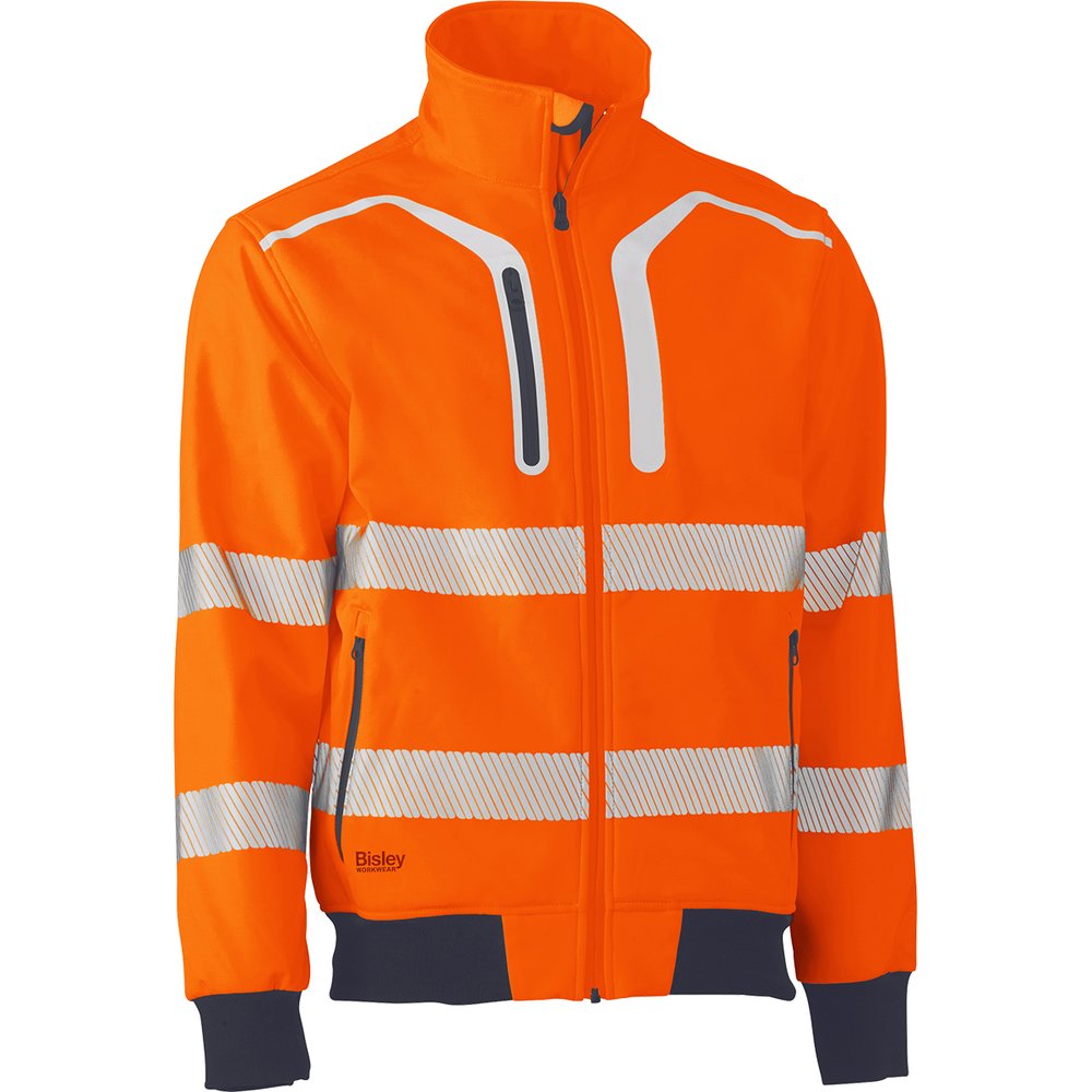 Bisley Workwear by PIP Type R CL3 Soft Shell Jacket ORG S
