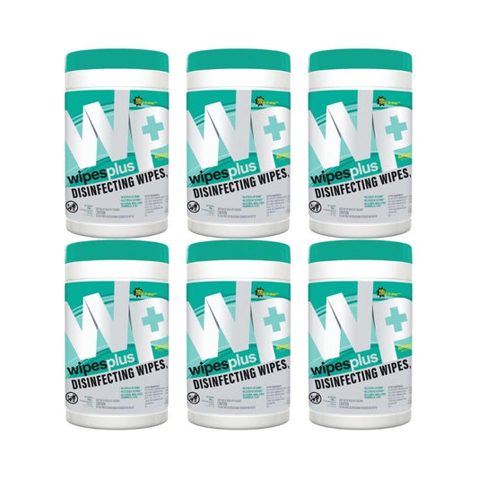 CFS Brands Wipes Plus Disinfecting Wipe 75 Ct Canisters, 6 Canisters / Case, 156 Cases / Pallet