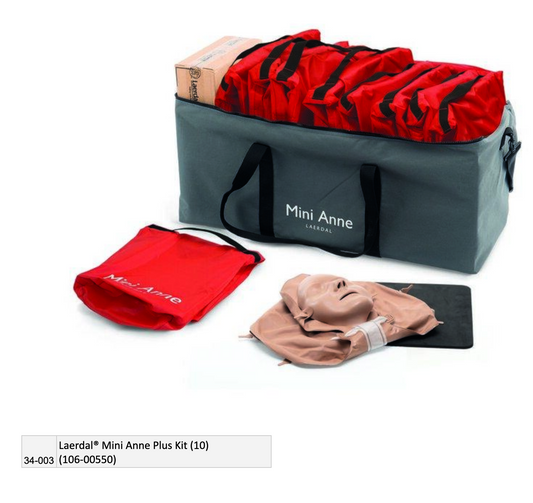 Kemp USA Laerdal® Mini Anne Plus Kit (10) (106-00550)