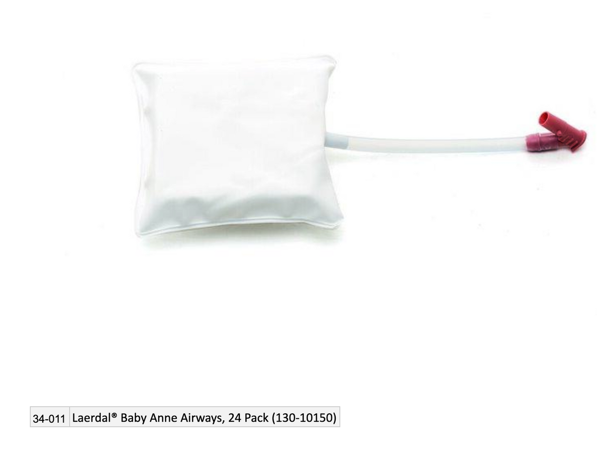 Kemp USA Laerdal® Baby Anne Airways, 24 Pack (130-10150)