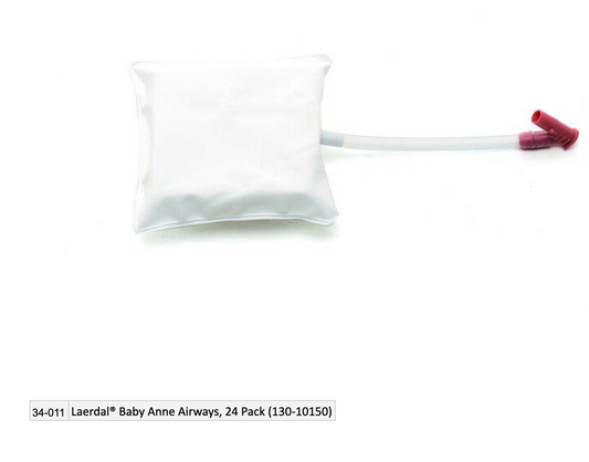Kemp USA Laerdal® Baby Anne Airways, 24 Pack (130-10150)