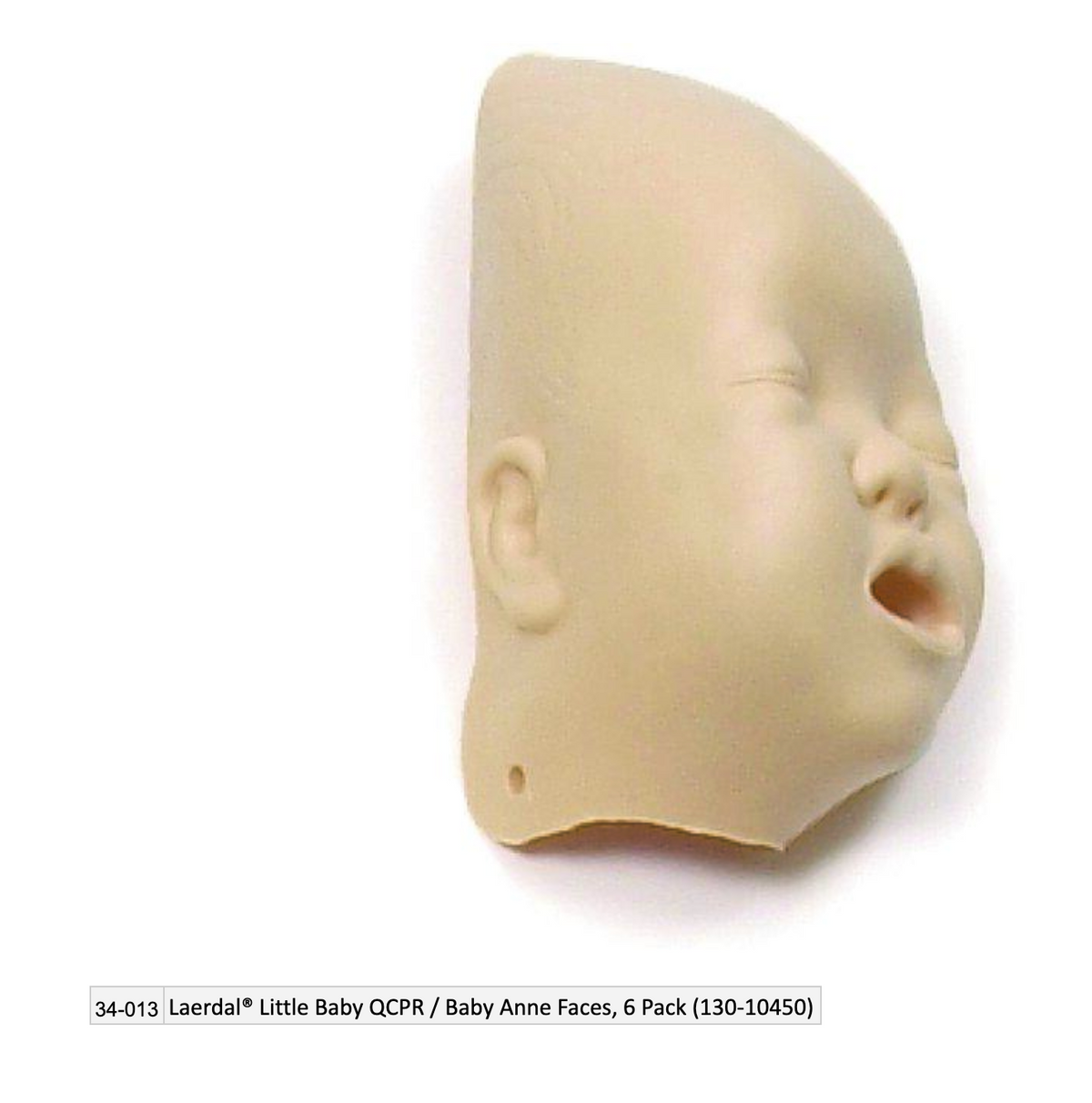 Kemp USA Laerdal® Little Baby QCPR / Baby Anne Faces, 6 Pack (130-10450)