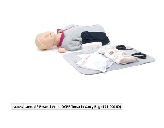 Kemp USA Laerdal® Resusci Anne QCPR Torso in Carry Bag (171-00160)