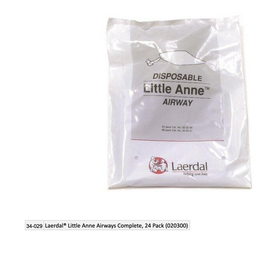Kemp USA Laerdal® Little Anne Airways Complete, 24 Pack (020300)