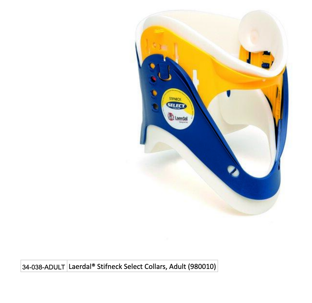 Kemp USA Laerdal® Stifneck Select Collars, Adult (980010)