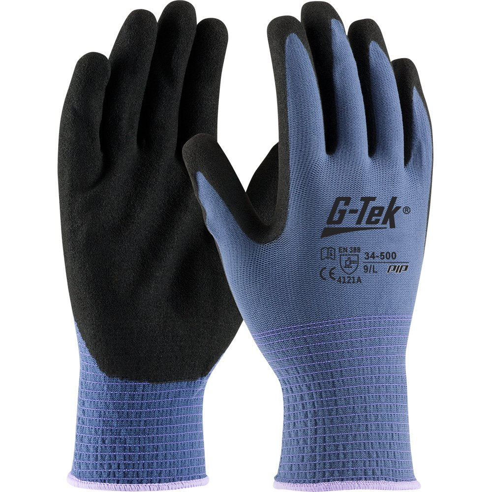 G-Tek by PIP Seamless Nylon Glove With Nitrile Grip XXL, 12 Pairs/Dozen