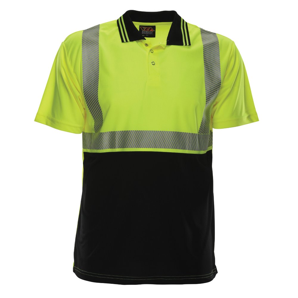 Reflective Apparel by PIP Type R CL2 S.sleeve M.w.polo W/COMFORT Trim 2X (Pair)
