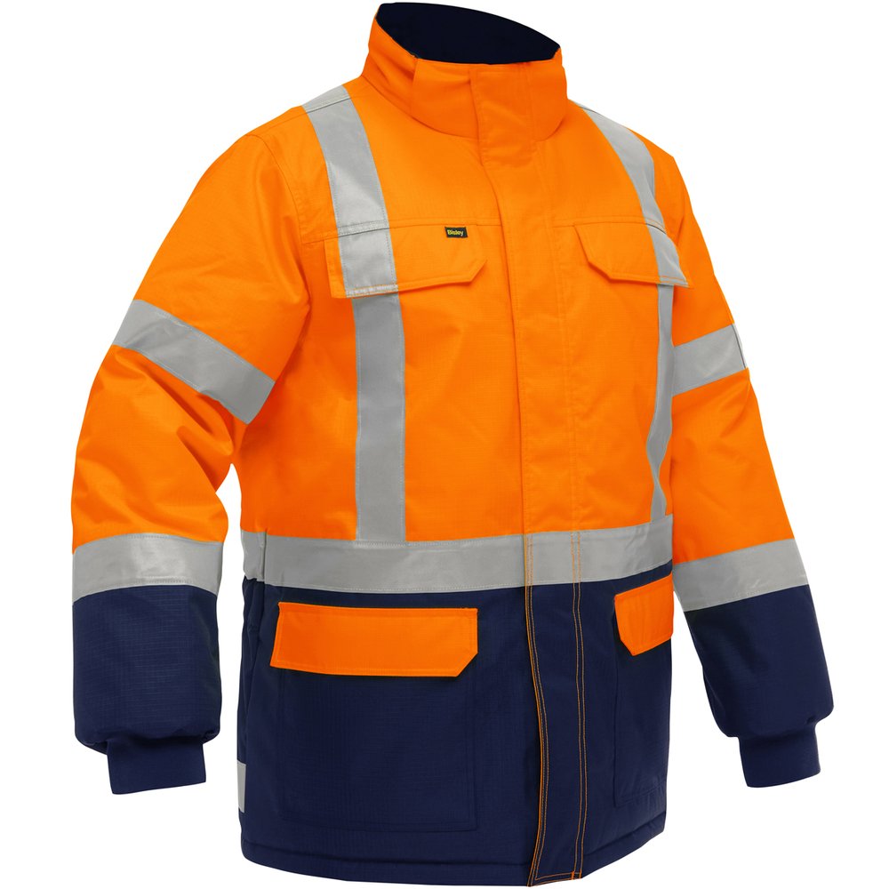 Bisley Workwear by PIP Type R Class 3/CLASS 2 X-back Jacket Navy Bottom